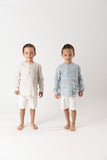 CONJ.CAMISA Y SHORT NIÑO "QUEBEC" BEIGE