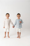 CONJ.CAMISA Y SHORT NIÑO "QUEBEC" AZUL