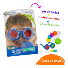 Lentes Ciencia mezcla Colores Primarios