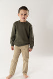 Jersey c/redondo basico oliva