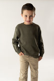 Jersey c/redondo basico oliva