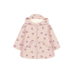 Raincoat estampado corazones