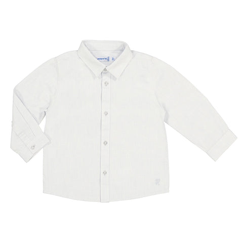 camisa m/l basica blanco