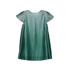 Vestido plisado degrade nenufar