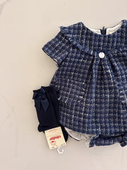 VESTIDO C/BRAGA "DERBY" MARINO