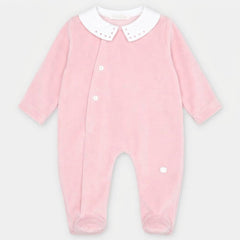 PELELE TERCIOPELO NIÑA YERNES ROSA BEBE