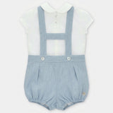 CONJ. CAMISA Y SHORT BOMBACHO "QUEBEC" AZUL