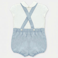 CONJ. CAMISA Y SHORT BOMBACHO "QUEBEC" AZUL