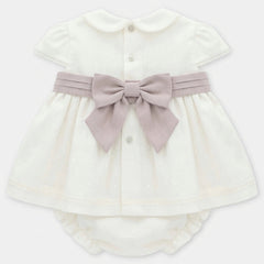 VESTIDO C/ BRAGA TELA LINO "QUEBEC"