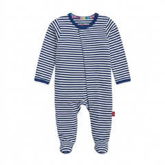 CLOUDSTRETCH BLUE STRIPES MAGNETIC FOOTIE