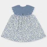 VESTIDO PTO/TELA "WINNIPEG" AZUL