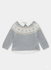 JERSEY JACQUARD "SHEFFIELD" GRIS