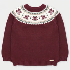 JERSEY PUNTO JACQUARD TINEO BURDEOS