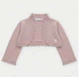 CÁRDIGAN PUNTO CORTO "DERBY" ROSA