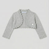 CÁRDIGAN PUNTO CORTO "DERBY" GRIS
