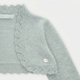 CÁRDIGAN PUNTO CORTO "DERBY" GRIS