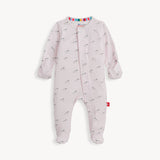 PINK SAVANNAH PLAINS MAGNETIC FOOTIE
