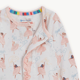 PRETTY PLIES MAGNETIC FOOTIE W/ RUFFLES