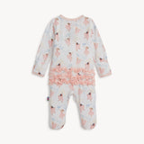 PRETTY PLIES MAGNETIC FOOTIE W/ RUFFLES