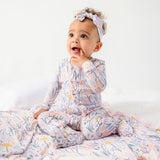 SHROOM AND BLOOM MAGNETIC FOOTIE W/ RUFFLES