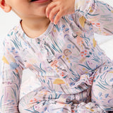 SHROOM AND BLOOM MAGNETIC FOOTIE W/ RUFFLES