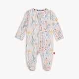 SHROOM AND BLOOM MAGNETIC FOOTIE W/ RUFFLES