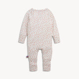 APPLE BLOSSOM MAGNETIC RUFFLE FOOTIE & COVERALL