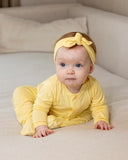 Butter yellow footie