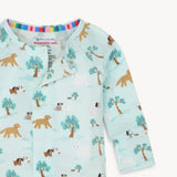 CENTRAL BARK MODAL MAGNETIC CONVERTIBLE COVERALL