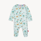 CENTRAL BARK MODAL MAGNETIC CONVERTIBLE COVERALL