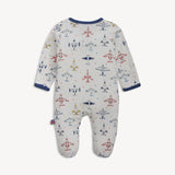 JUST PLANE FUN MODAL MAGNETIC FOOTIE & CONV. COVERALL