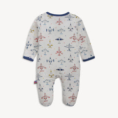 JUST PLANE FUN MODAL MAGNETIC FOOTIE & CONV. COVERALL