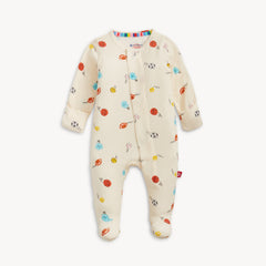 LITTLE BALLER MODAL MAGNETIC FOOTIE & COVERALL