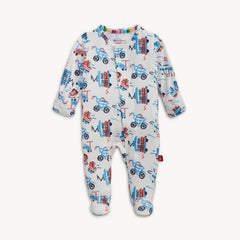 I WHEEL SURVIVE MODAL MAGNETIC FOOTIE & COVERALL