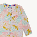 HARPER MODAL MAGNETIC FOOTIE & COVERALL W/ RUFFLE