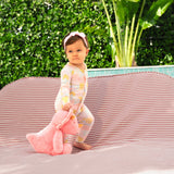 HARPER MODAL MAGNETIC FOOTIE & COVERALL W/ RUFFLE