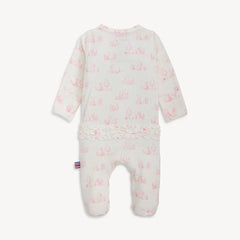 SWEETER THAN HUNNY MAGNETIC FOOTIE W/ RUFFLE