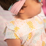 HARPER MODAL RUFFLE SLV ROMPER