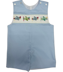 Airplane Smocked Shortall