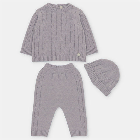 CONJ. 3 PIEZAS CANALE "SHEFFIELD" TAUPE