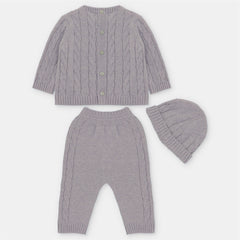 CONJ. 3 PIEZAS CANALE "SHEFFIELD" TAUPE