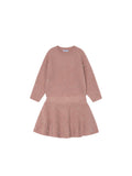 Conj. Sueter y falda tricot perlas