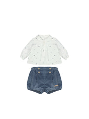 CONJ. CAMISA Y BOMBACHO NIÑO RIOSA