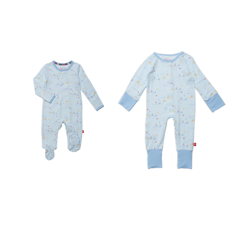 Sail Ebrate Footie & Coverall