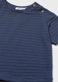 Camiseta m/c punto estructura