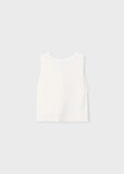 Chaleco tricot hueso
