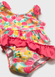 Traje de baño 2 piezas flores hibisco