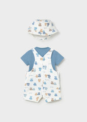 Conj. Peto y gorro punto ositos marea