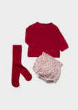 Conj. Short 3 piezas red