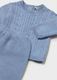Conj. Polaina y gorro tricot lluvia